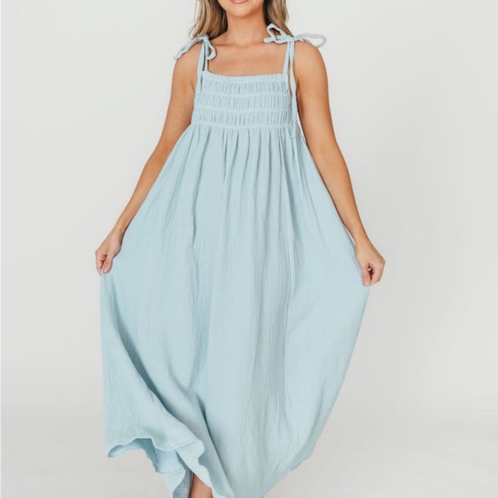 Light Blue Maxi Dress